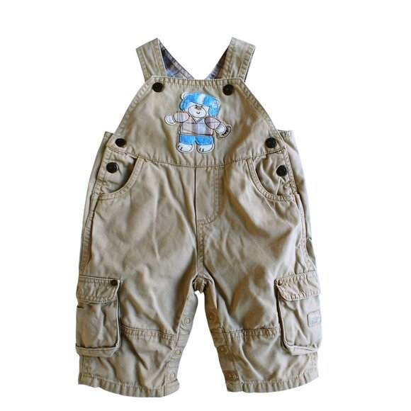The Children's Place Bear Cargo Overalls size 3-6 Months - Picture 1 of 11